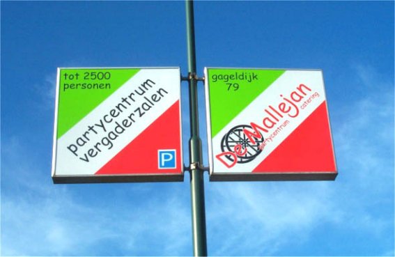 Lichtmastreclame