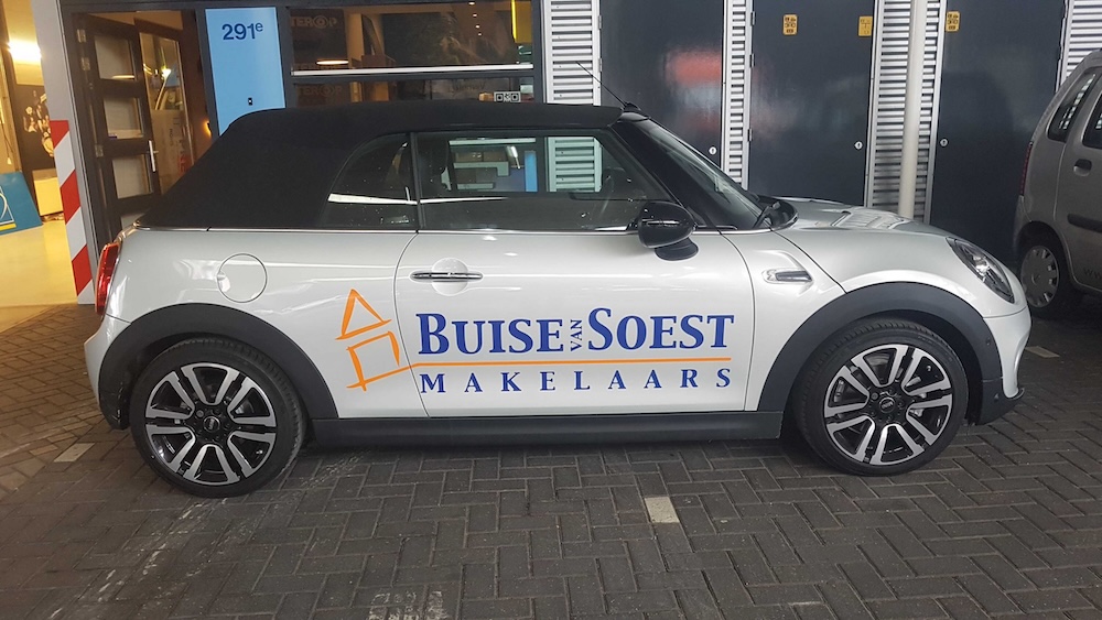 Wagenpark wrap van bedrijfsauto
